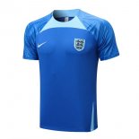 Maillot De Foot Entrainement Angleterre 2022-2023 Bleu Pas Cher