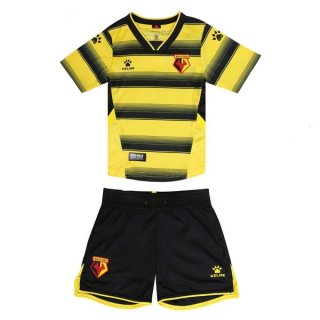 Maillot De Foot Watford Domicile Enfant 2021-2022 Jaune Pas Cher