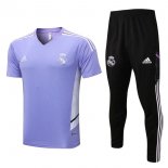 Maillot De Foot Entrainement Real Madrid Ensemble Complet 2022-2023 Purpura Pas Cher