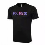 Maillot De Foot Entrainement Paris Saint Germain 2021-2022 Noir Purpura Pas Cher