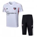 Maillot De Foot Entrainement Sao Paulo Ensemble Complet 2023-2024 Blanc 2