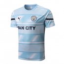 Maillot De Foot Entrenamien Manchester City 2022-2023 Bleu Pas Cher