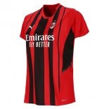 Thailande Maillot De Foot AC Milan Domicile Femme 2021-2022 Pas Cher