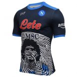 Maillot De Foot Napoli Édition Oscuro Maradona 2021-2022 Oscuro Bleu Pas Cher