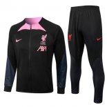 Survetement Liverpool 2023 Noir Rose Pas Cher