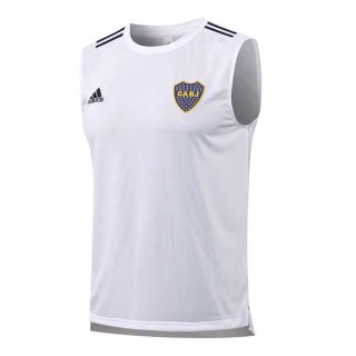 Maillot De Foot Boca Juniors Sans Manches 2022 Blanc Pas Cher