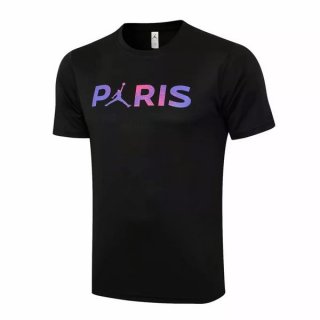 Maillot De Foot Entrainement Paris Saint Germain 2021-2022 Noir Purpura Pas Cher