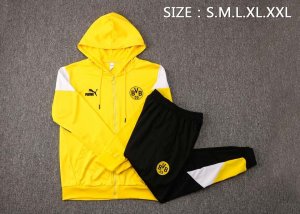 Sweat Shirt Capuche Borussia Dortmund 2022 Jaune Pas Cher