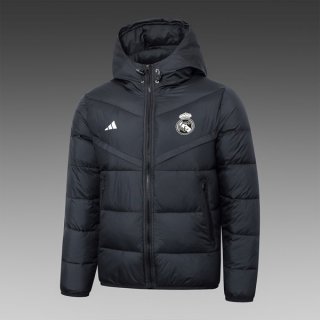 Manteau de duvet Real Madrid 2024-2025 Noir