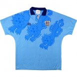 Thailande Maillot De Foot Angleterre Third Retro 1992 Bleu Pas Cher