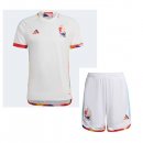 Maillot De Foot Belgique Exterieur Enfant 2022-2023 Pas Cher