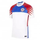 Thailande Maillot De Foot Chili Domicile 2021 Blanc Pas Cher