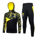 Sweat Shirt Capuche Borussia Dortmund 2024-2025 Jaune Noir