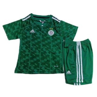 Maillot De Foot Algérie Exterieur Enfant 2021-2022 Vert Pas Cher