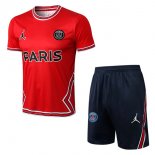 Maillot De Foot Entrainement PSG Ensemble Complet 2022-2023 Rouge 2 Pas Cher