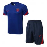 Maillot De Foot Entrainement Atletico Madrid Ensemble Complet 2023 Bleu Pas Cher