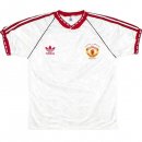 Thailande Maillot De Foot Manchester United Exterieur Retro 1991 Blanc Pas Cher