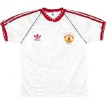 Thailande Maillot De Foot Manchester United Exterieur Retro 1991 Blanc Pas Cher