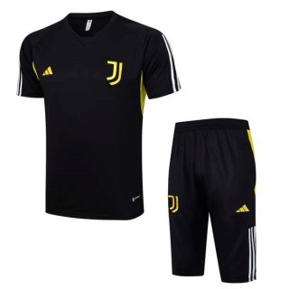 Maillot De Foot Entrainement Juventus Ensemble Complet 2023-2024 Noir