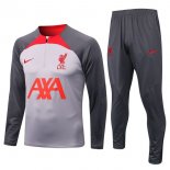 Survetement Training Liverpool 2022-2023 Gris Pas Cher