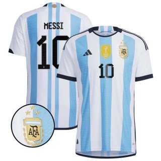 Thailande Maillot De Foot Argentine Domicile Messi 2022-2023 Pas Cher