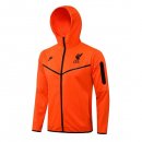 Veste Con Capucha Liverpool 2022-2023 Orange Pas Cher