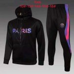 Enfant Sweat Shirt Capuche Paris Saint Germain 2022 Noir Rose 2 Pas Cher