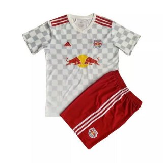 Maillot De Foot Red Bulls Domicile Enfant 2021-2022 Blanc Pas Cher