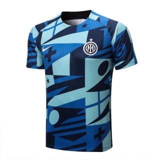 Maillot De Foot Entrenamien Inter Milan 2022-2023 Bleu Pas Cher