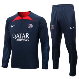 Survetement Training PSG 2022-2023 Bleu Rouge Pas Cher