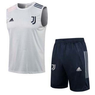 Maillot De Foot Juventus Sans Manches Ensemble Complet 2022 Blanc Pas Cher