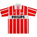 Thailande Maillot De Foot PSV Domicile Retro 1990 1992 Rouge Blanc Pas Cher