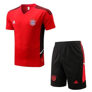 Maillot De Foot Entrainement Bayern Munich Ensemble Complet 2022-2023 Rouge Pas Cher