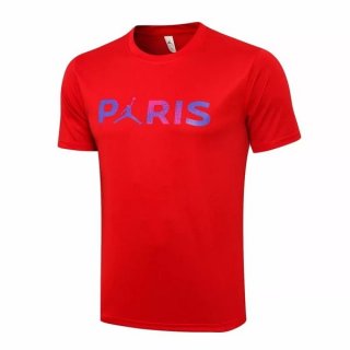 Maillot De Foot Entrainement Paris Saint Germain 2021-2022 Rouge Purpura Pas Cher