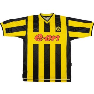 Thailande Maillot De Foot Dortmund Domicile Retro 2000 Jaune Pas Cher