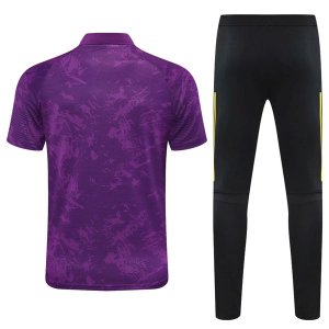 Polo Manchester United Ensemble Complet 2021-2022 Purpura Pas Cher