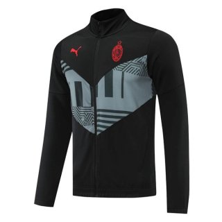 Veste AC Milan 2022-2023 Noir Gris Pas Cher