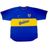 Thailande Maillot De Foot Boca Juniors Domicile Retro 2000 2001 Bleu Pas Cher