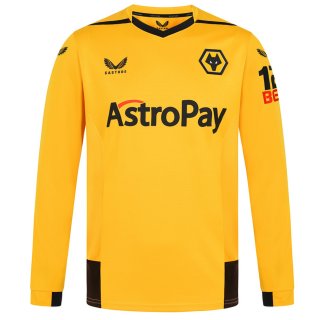 Thailande Maillot De Foot Wolves Domicile ML 2022-2023 Pas Cher