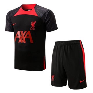 Maillot De Foot Entrainement Liverpool Ensemble Complet 2022-2023 Rouge 2 Pas Cher