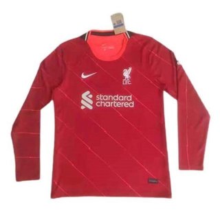 Thailande Maillot De Foot Liverpool Domicile ML 2021-2022 Pas Cher