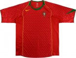 Thailande Maillot De Foot Portugal Domicile Retro 2004 Rouge Pas Cher