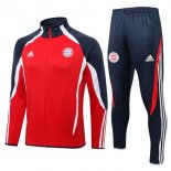 Survetement Bayern Munich 2022-2023 Rouge Bleu Pas Cher