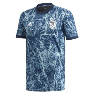 Maillot De Foot Entrainement Argentine 2021 Bleu Pas Cher