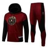 Sweat Shirt Capuche Paris Saint Germain 2022 Rouge Pas Cher