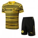 Maillot De Foot Entrainement Borussia Dortmund Ensemble Complet 2022-2023 Jaune Pas Cher