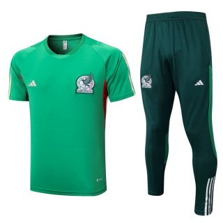 Maillot De Foot Entrainement Mexique Ensemble Complet 2022-2023 Vert Pas Cher