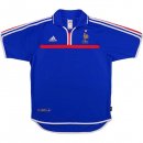 Thailande Maillot De Foot France Domicile Retro 2000 Bleu Pas Cher