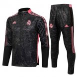 Survetement Real Madrid 2022 Rose Gris Pas Cher