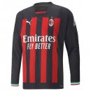 Thailande Maillot De Foot AC Milan Domicile ML 2022-2023 Pas Cher